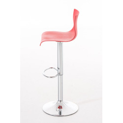 Tabouret de bar Hoover C rouge