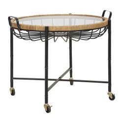 TABLE BASSE CEBU AVEC VERRE...