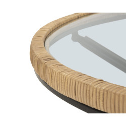 TAVOLO DA CAFFE' SAINT BARTH ROTONDO CM Ø 80X46,5