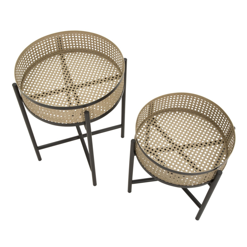 TABLE FUJI SET 2 PCS CM Ø 40X50-35X40