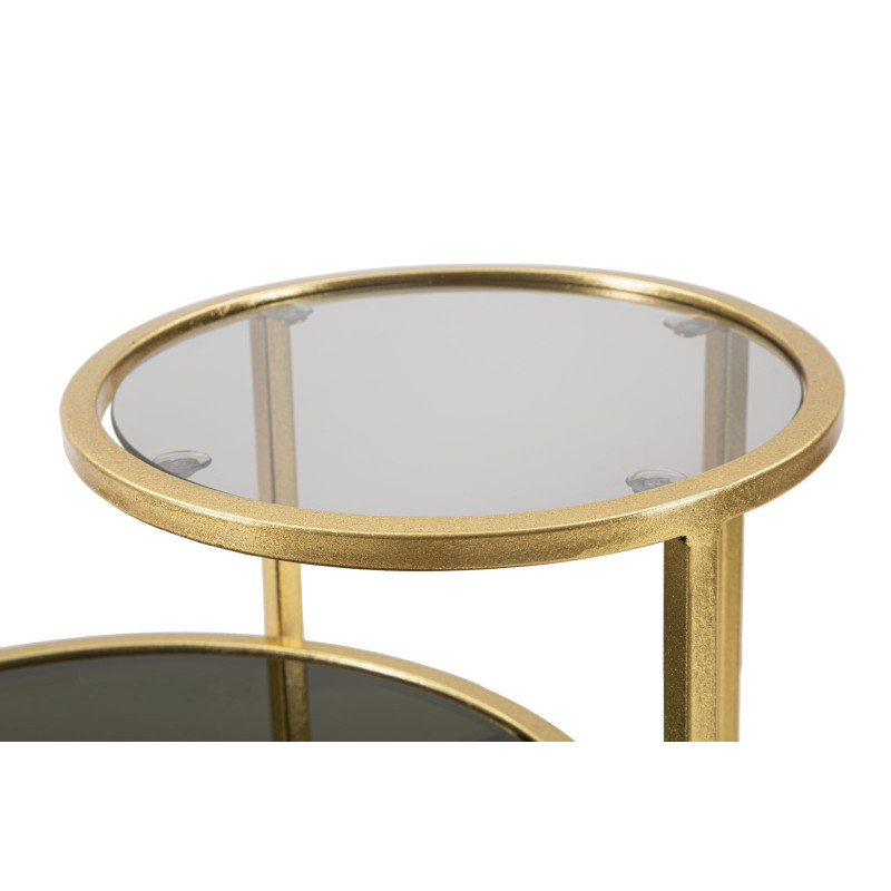 TABLE BASSE 2 NIVEAUX CM 50X40X60,5