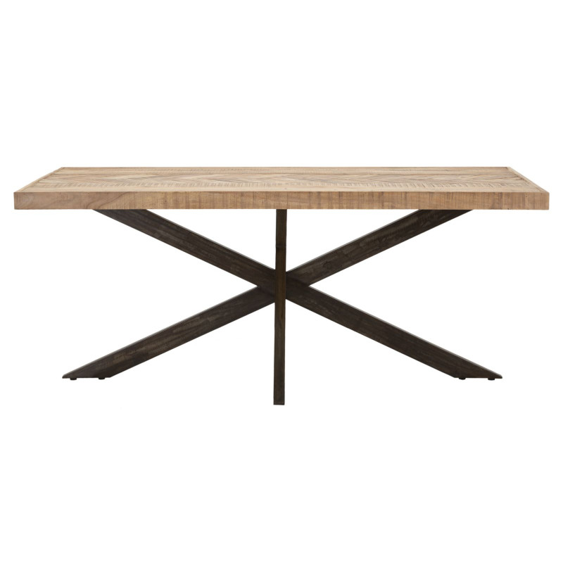 TAVOLO DA PRANZO X CM 180X90X77 (LEGNO DI ACACIA NICOLITICA)