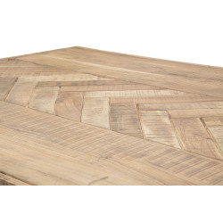 TAVOLO DA PRANZO X CM 180X90X77 (LEGNO DI ACACIA NICOLITICA)