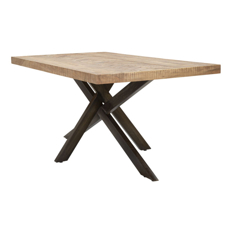 TAVOLO DA PRANZO X CM 180X90X77 (LEGNO DI ACACIA NICOLITICA)