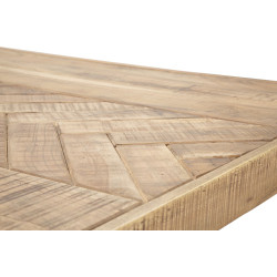 TAVOLO DA PRANZO X CM 180X90X77 (LEGNO DI ACACIA NICOLITICA)