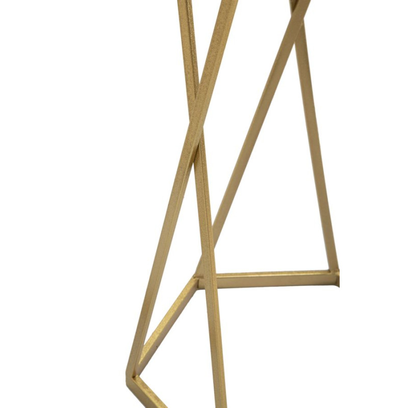 TABLE ESAGONALE ENSEMBLE 2 PIÈCES CM Ø 50X100-40X80