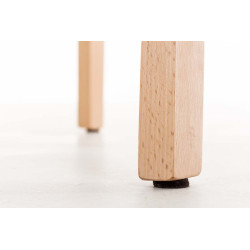 Tabouret de bar Hoover Natura avec structure à 4 pieds, gris