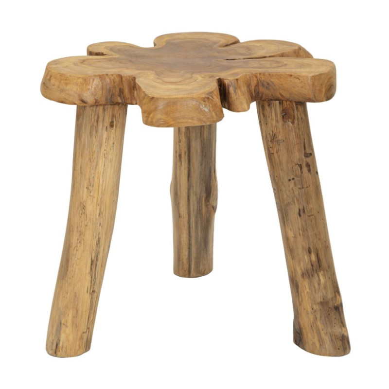 TABLE BASSE BINTANG EN TECK CM 50X47X50