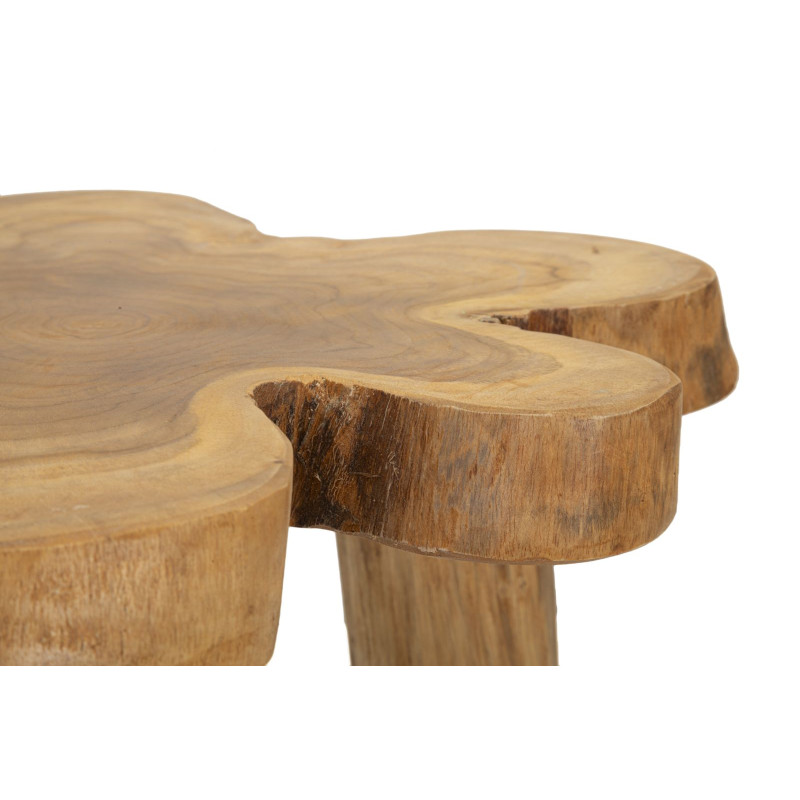 TABLE BASSE BINTANG EN TECK CM 50X47X50