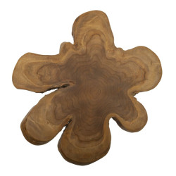 TABLE BASSE BINTANG EN TECK CM 50X47X50