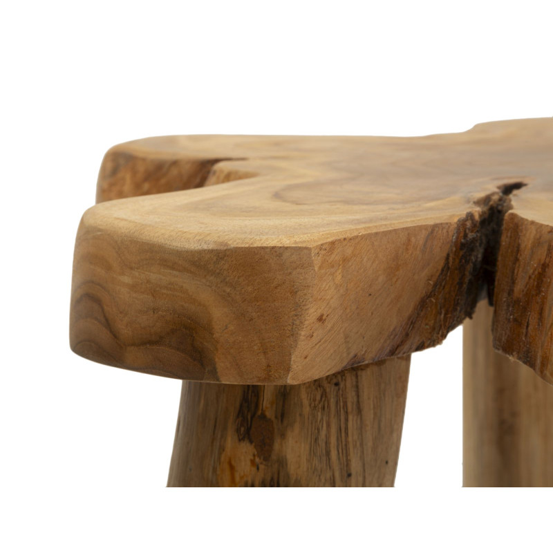 TABLE BASSE BINTANG EN TECK CM 50X47X50