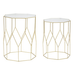 TABLE NEW GLASS SET 2 PCS A...