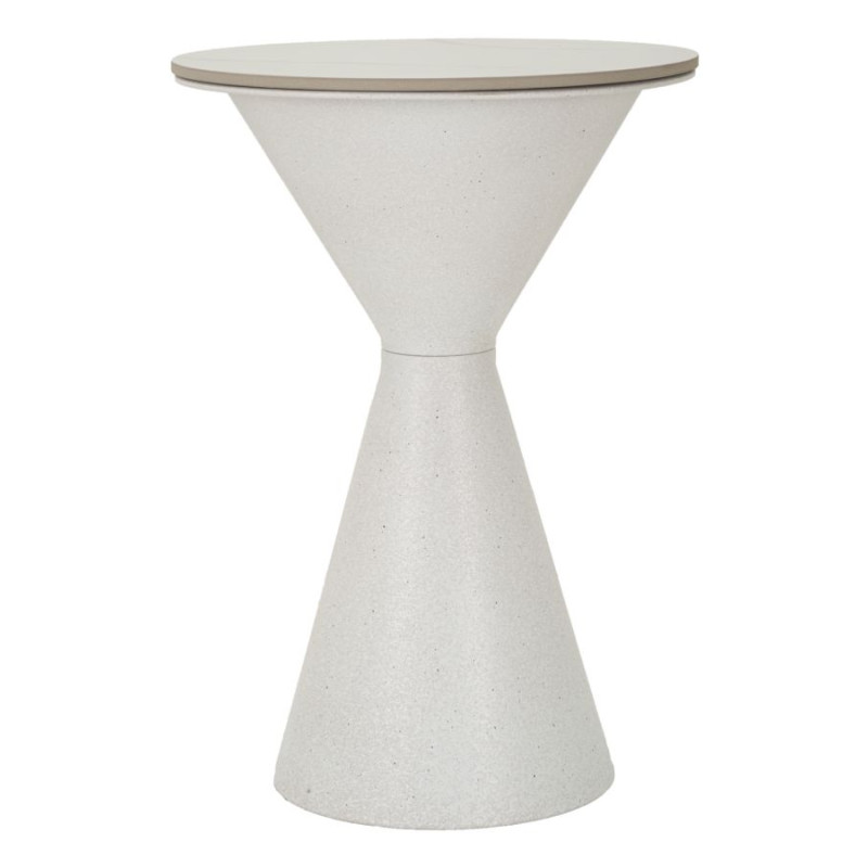TABLE BLANCHE DOUBLE CM Ø 44,5x63