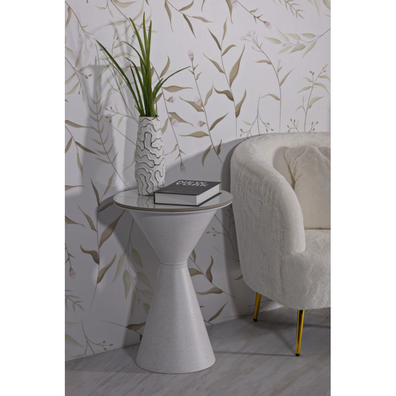 TABLE BLANCHE DOUBLE CM Ø 44,5x63