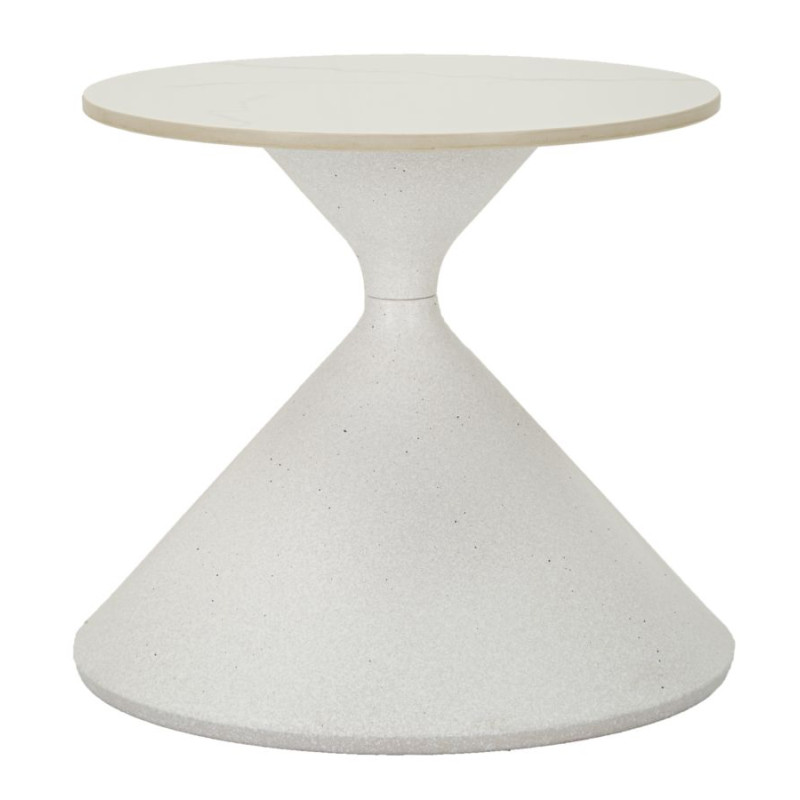 TABLE BLANCHE CM Ø 42x40
