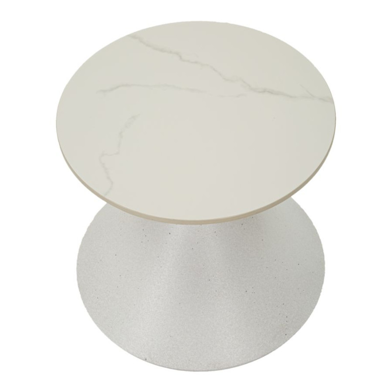 TABLE BLANCHE CM Ø 42x40