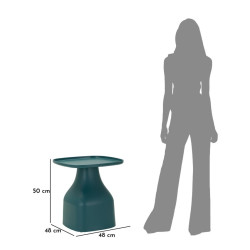 TABLE GEA BLEUE CM 48X48X50