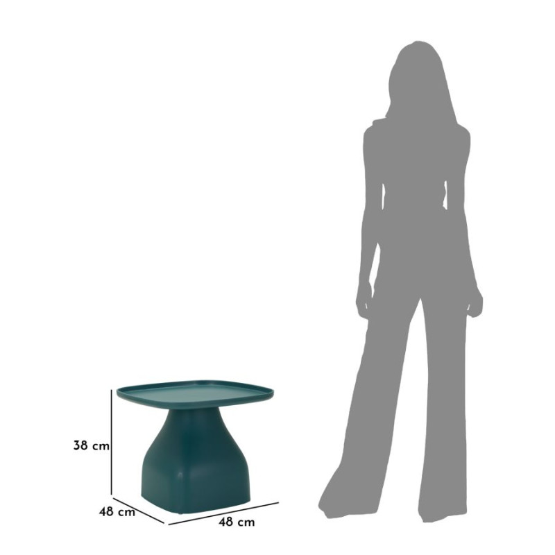 TABLE GEA BLEUE CM 48X48X38