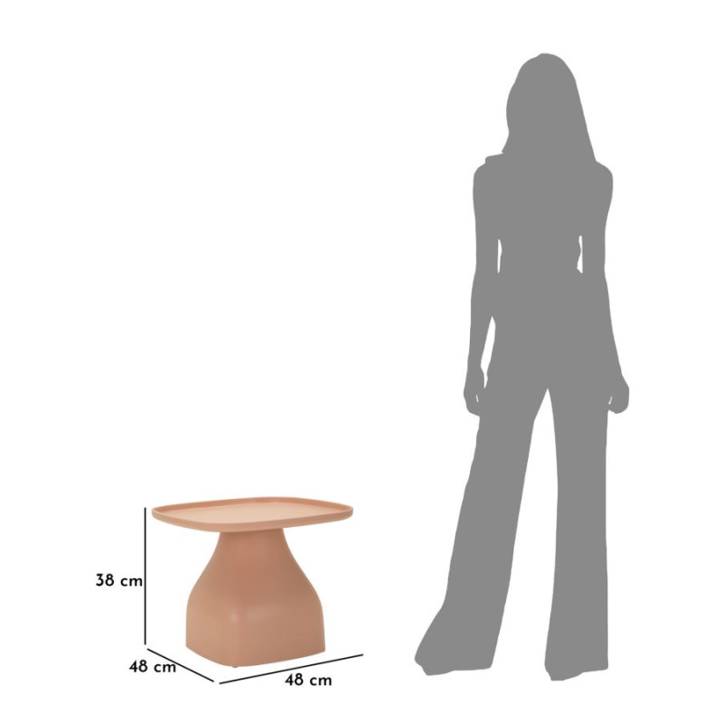 TABLE GEA ROSE CM 48X48X38