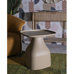TABLE GEA GRIS CM 48X48X50