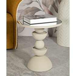 TABLE DUNE AVEC MIROIR CM Ø 40,5X42
