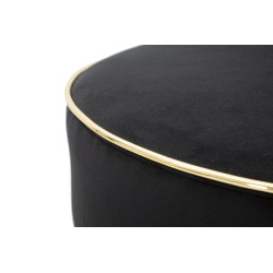 TABOURET DE BAR LUXY NOIR CM 46X48X96