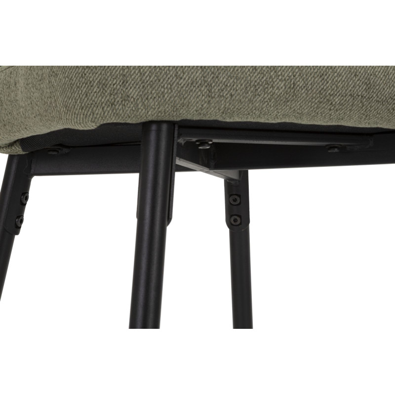 TABOURET DE BAR LOSANNA VERT LOT DE 2 PIECES CM 52X59X108