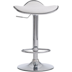 Ensemble de 2 tabourets de bar Shanghai C blanc