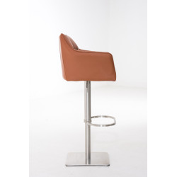 Tabouret de bar Damaso E marron clair