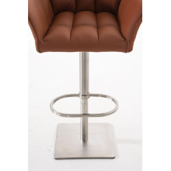 Tabouret de bar Damaso E marron clair