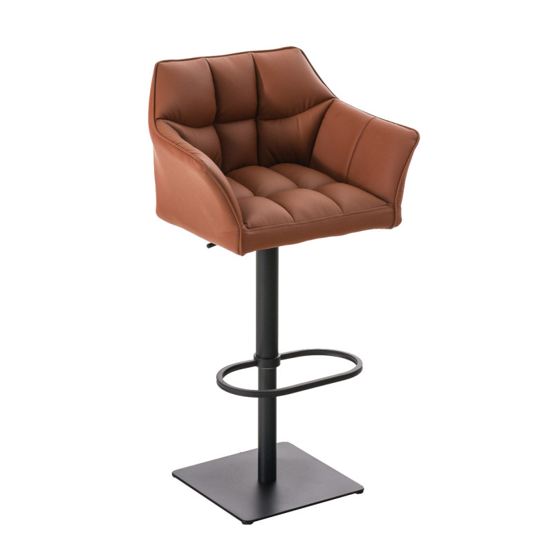 Tabouret de bar Damaso B marron clair