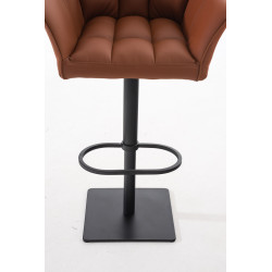 Tabouret de bar Damaso B brun clair