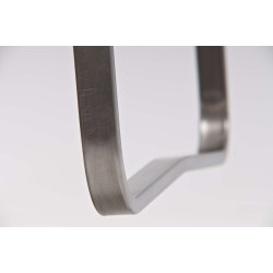 Tabouret de bar Panama E en cuir artificiel gris