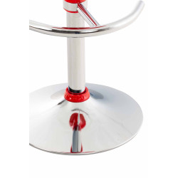 Tabouret de bar Saddle rouge