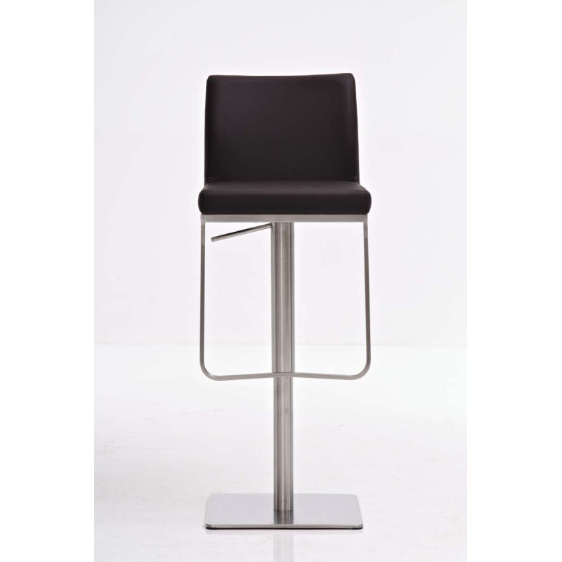 Tabouret de bar Panama E simili cuir marron