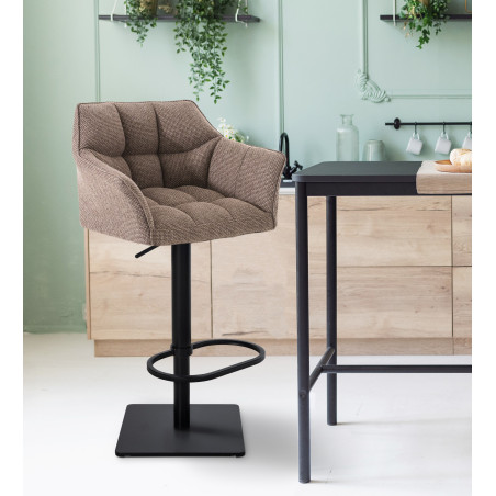 Barhocker Damaso B Stoff