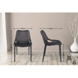 Chaise Air noire