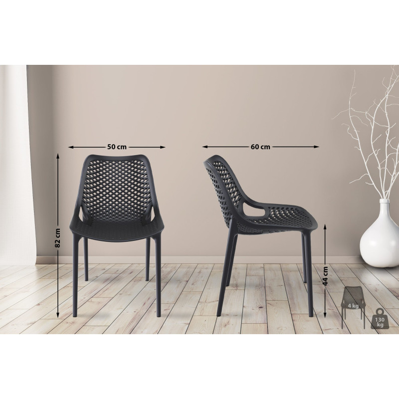 Chaise Air noire