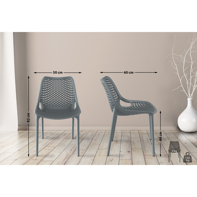 Chaise Air gris foncé