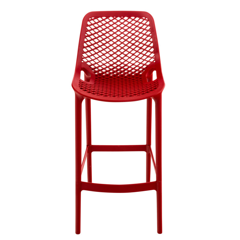 Ensemble de 2 tabourets de bar Air rouge