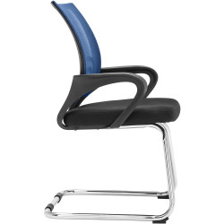 Chaise visiteur Eureka bleu