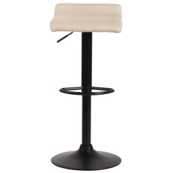 Tabouret de bar Dyn V2 en tissu crème