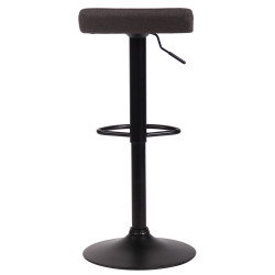 Tabouret de bar Dyn V2 en tissu gris foncé