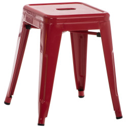 Tabouret rouge Armin