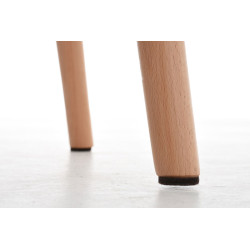 Tabouret de bar Lincoln en tissu gris clair
