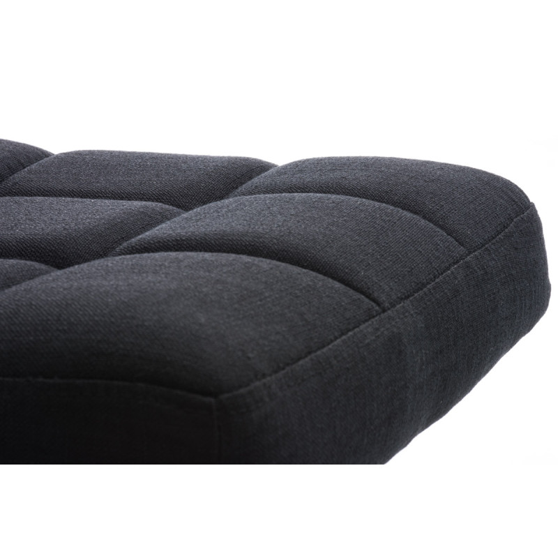 Tabouret de bar Pérou FABRIC C noir