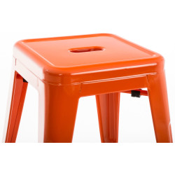 Lot de 4 tabourets Armin orange