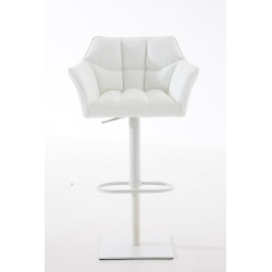 Tabouret de bar Damaso W blanc