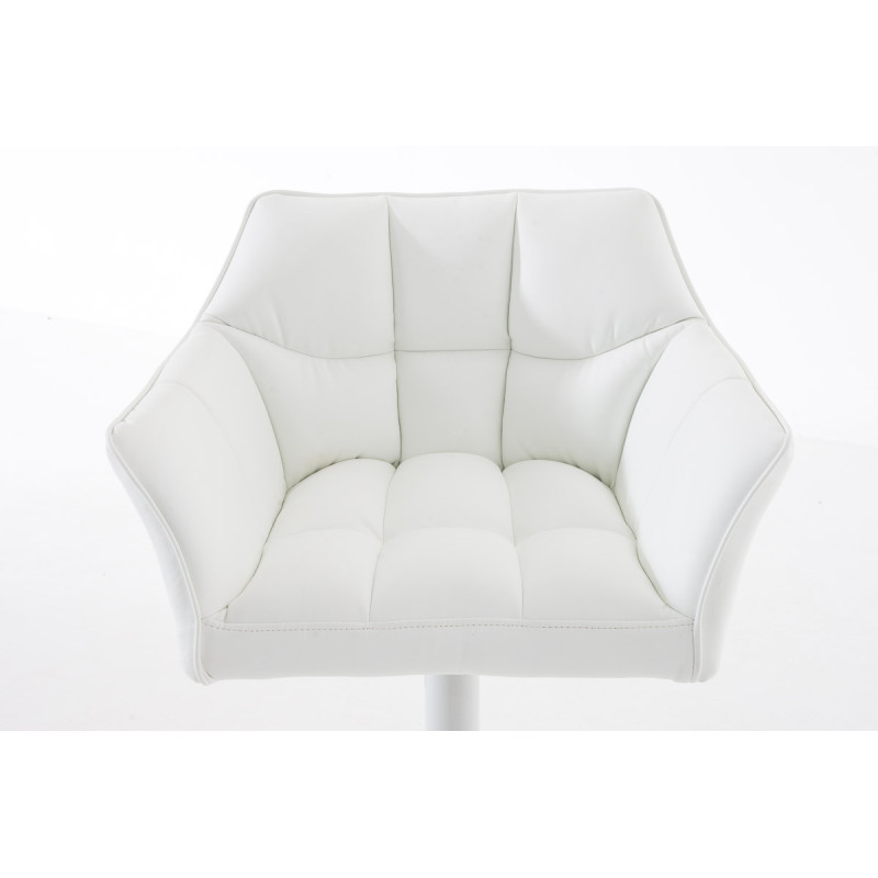 Tabouret de bar Damaso W blanc