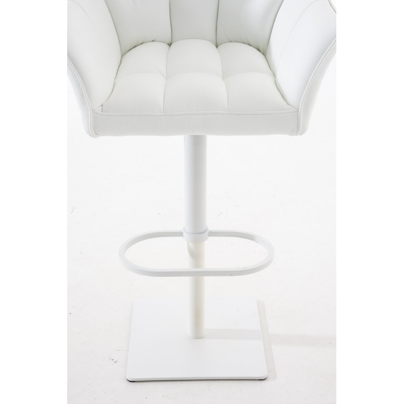 Tabouret de bar Damaso W blanc